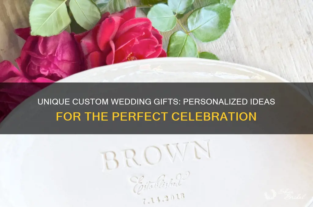 what is a custom wedding gift
