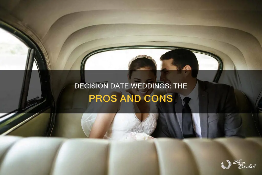 what is a decision date wedding