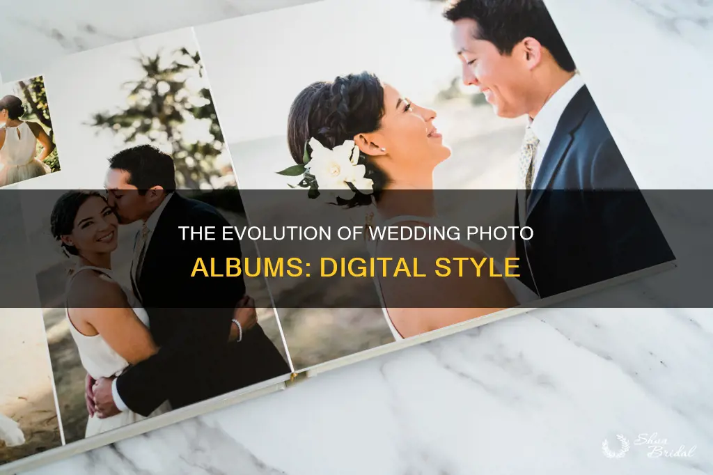 what is a digital wedding photo album