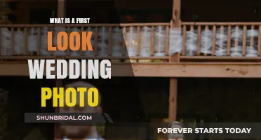 A First Look Photo: Capturing the Moment Before the Aisle