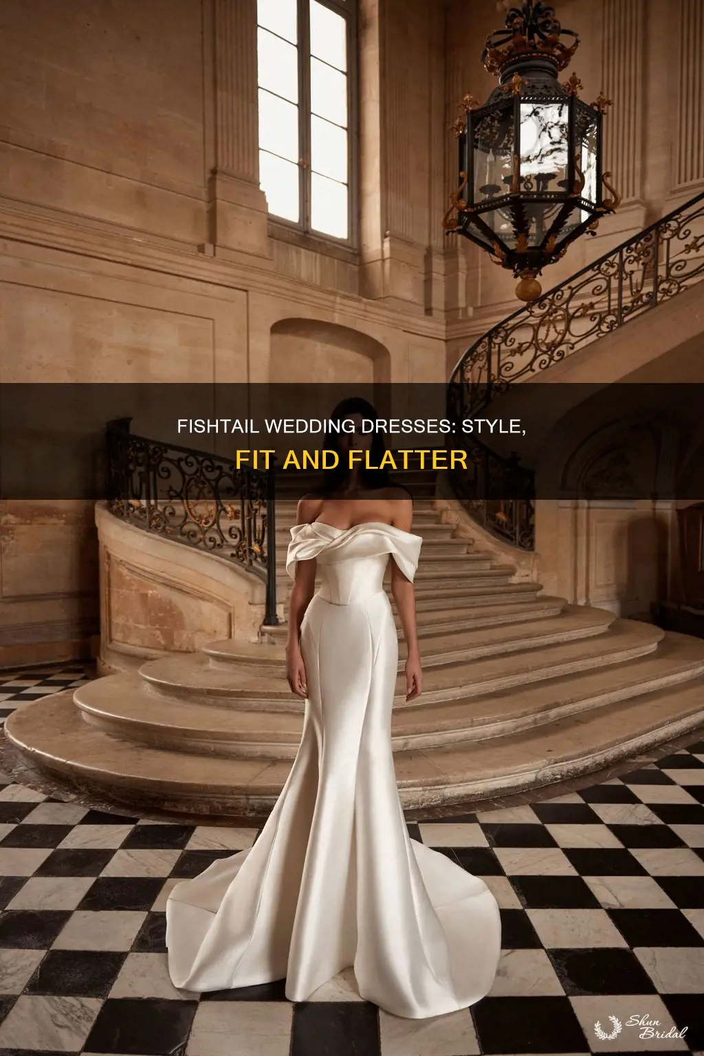 what is a fishtail wedding dress
