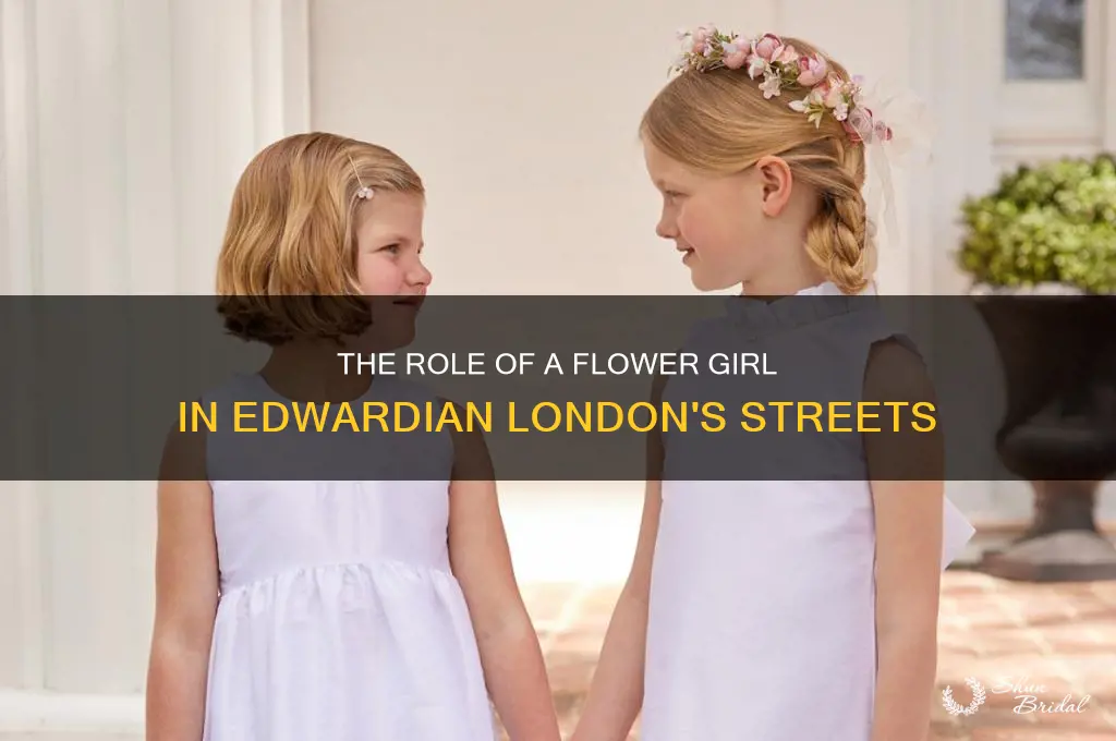 what is a flower girl in edwardian london
