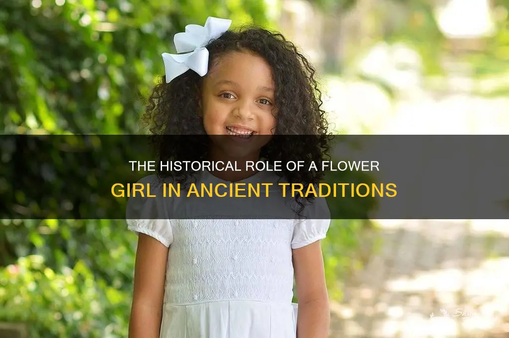 what is a flower girl in old times