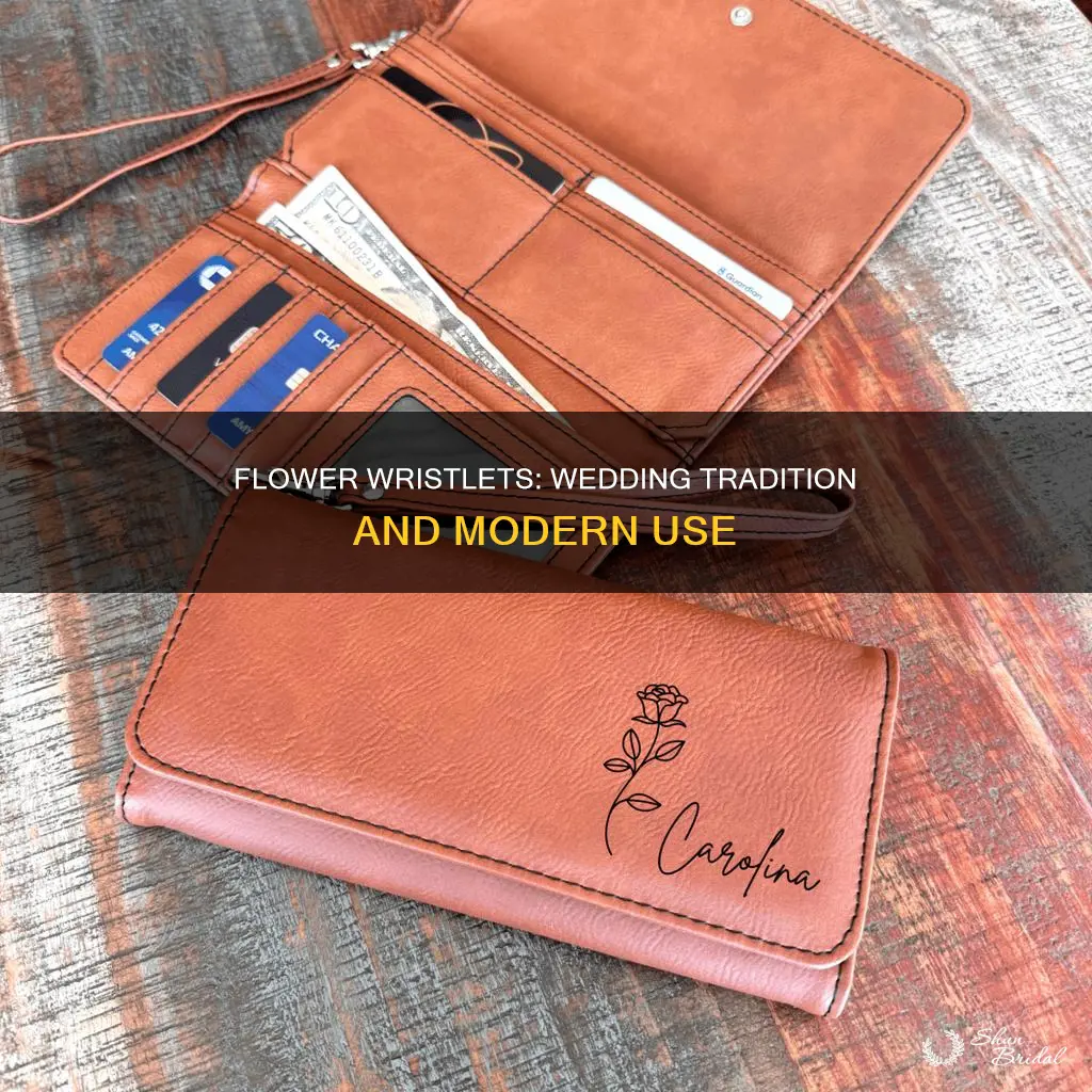 what is a flower wristlet used for in a wedding