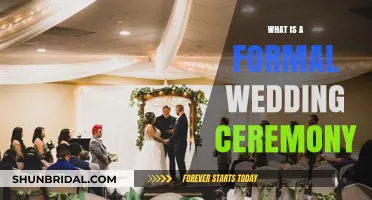 Understanding the Elegance of a Formal Wedding Ceremony