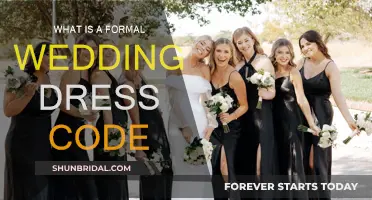 Formal Wedding Attire: Dress Code Explained