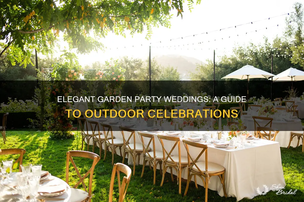 what is a garden party wedding