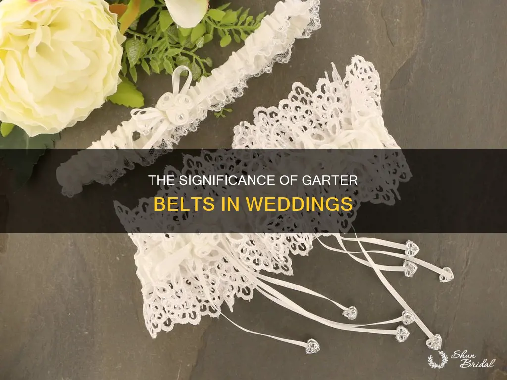 what is a garter belt used for in a wedding