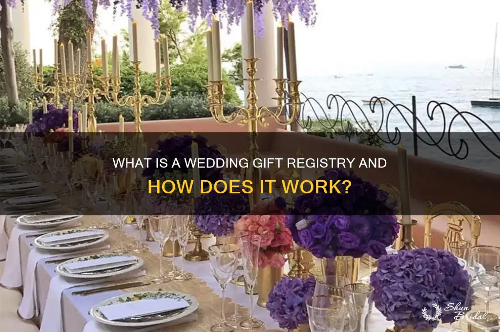 what is a gift registry wedding