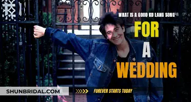 kd lang's Wedding Song Suggestions for Your Special Day