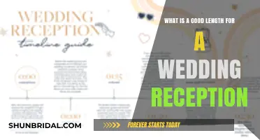 The Perfect Duration for a Joyous Wedding Reception