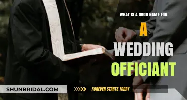 Choosing the Perfect Wedding Officiant Name: Creative and Memorable Ideas