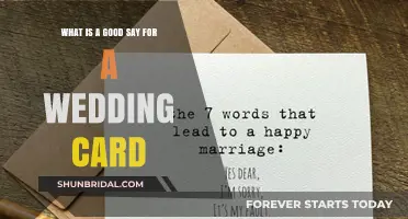 Perfect Wedding Card Sayings: Heartfelt Wishes for the Happy Couple