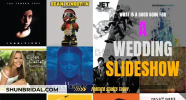 The Perfect Wedding Slideshow Song: A Guide