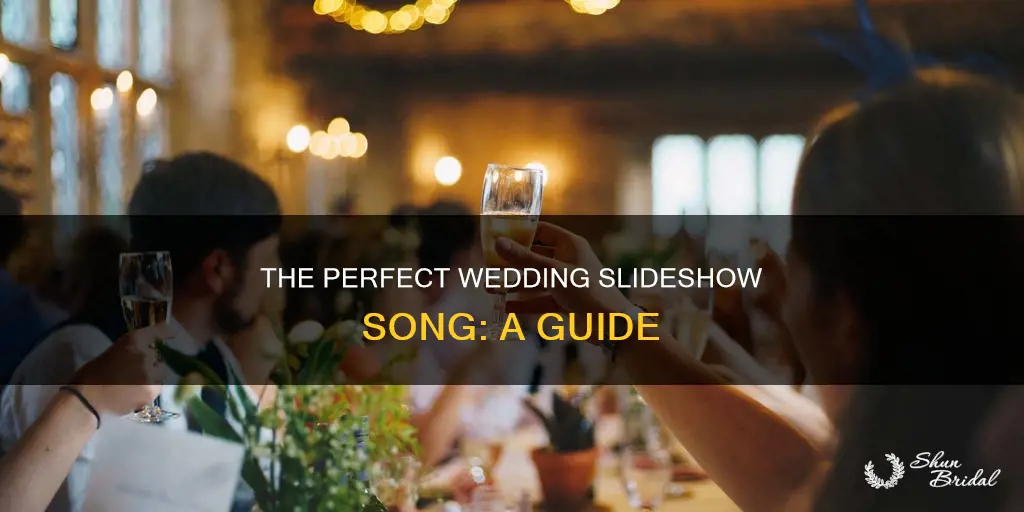 what is a good song for a wedding slideshow