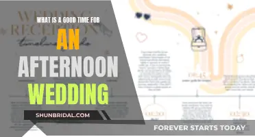 Planning an Afternoon Wedding? Consider This Ideal Timing