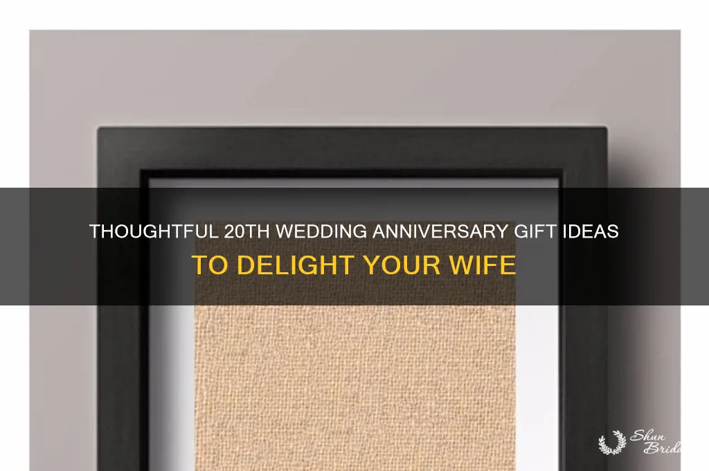 what is a good twentieth wedding gift for your wife