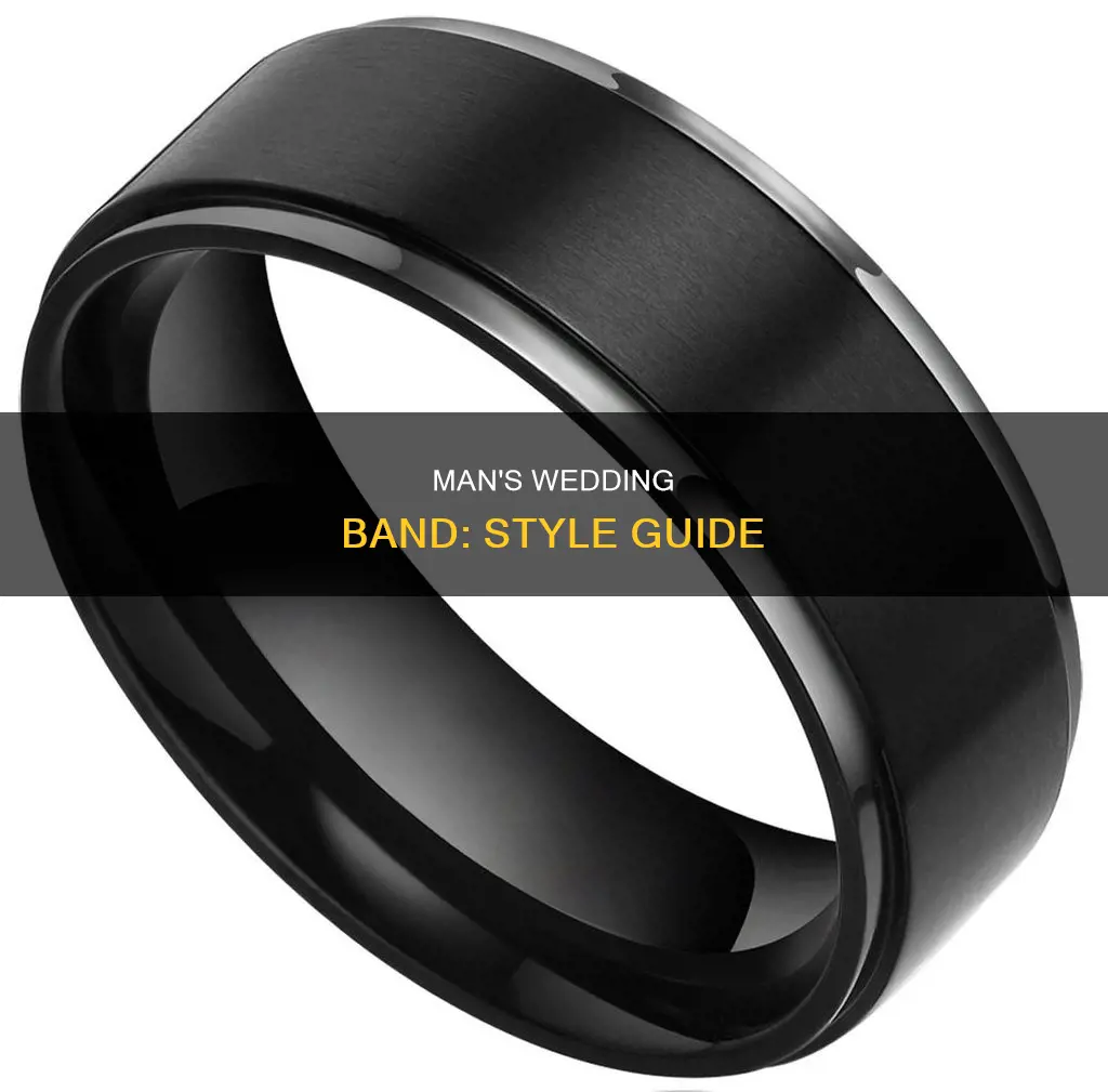 what is a good wedding band for a man