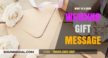 Crafting the Perfect Wedding Gift Message: Tips and Ideas