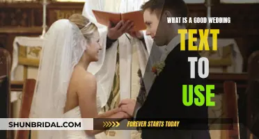 Crafting the Perfect Wedding Text