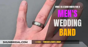 Wedding Band Widths: Men's Guide