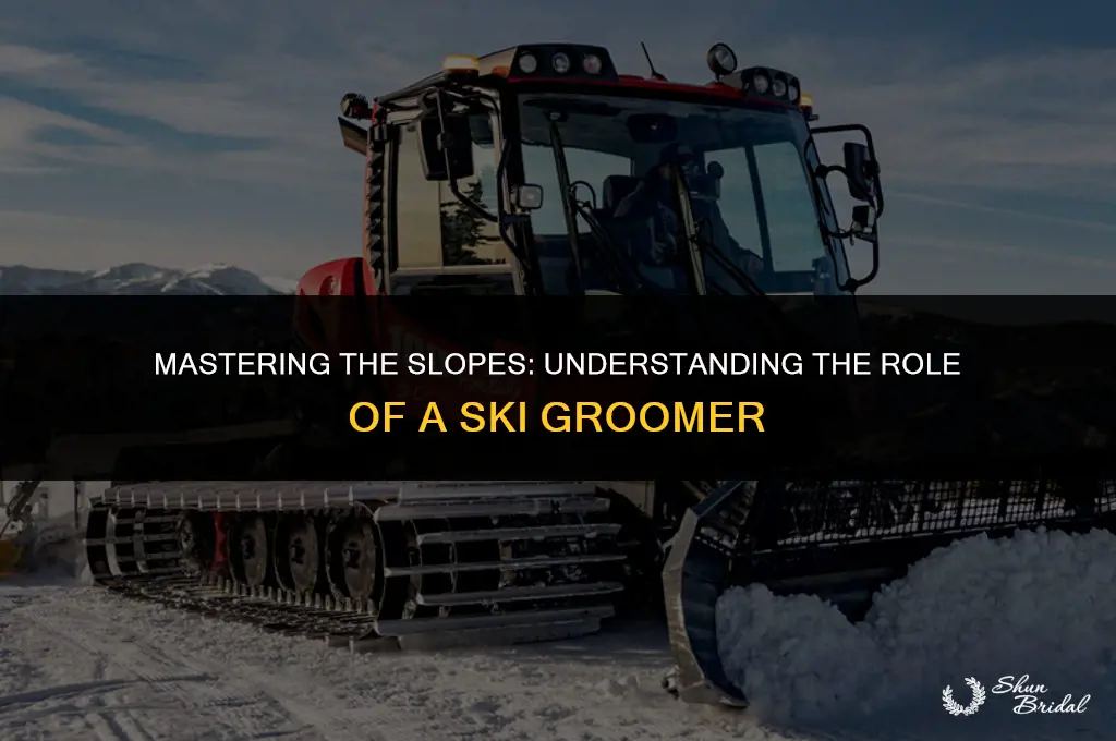 what is a groomer in skiing