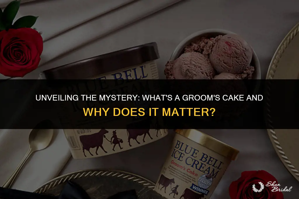 what is a grooms cake