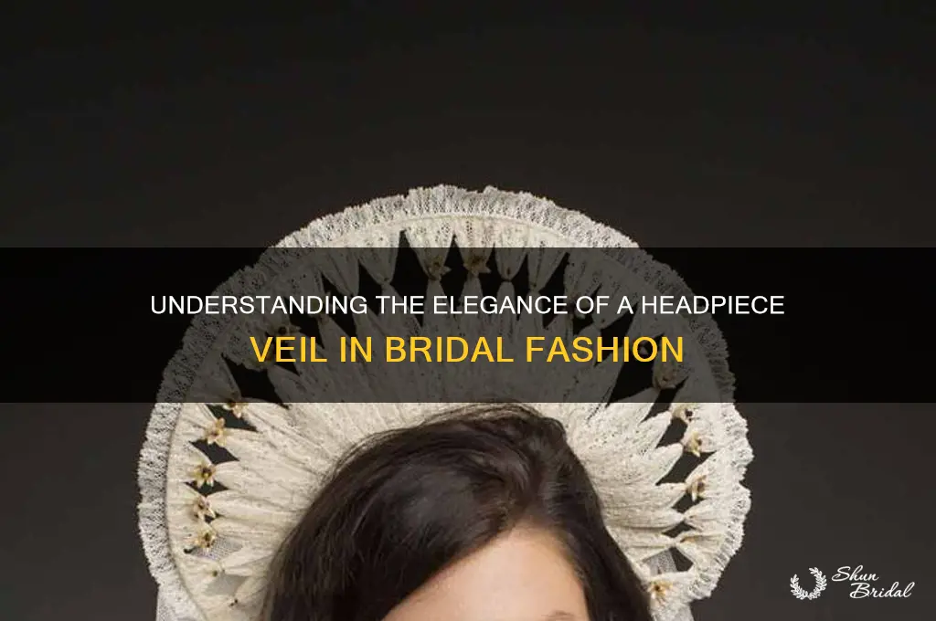 what is a headpiece veil