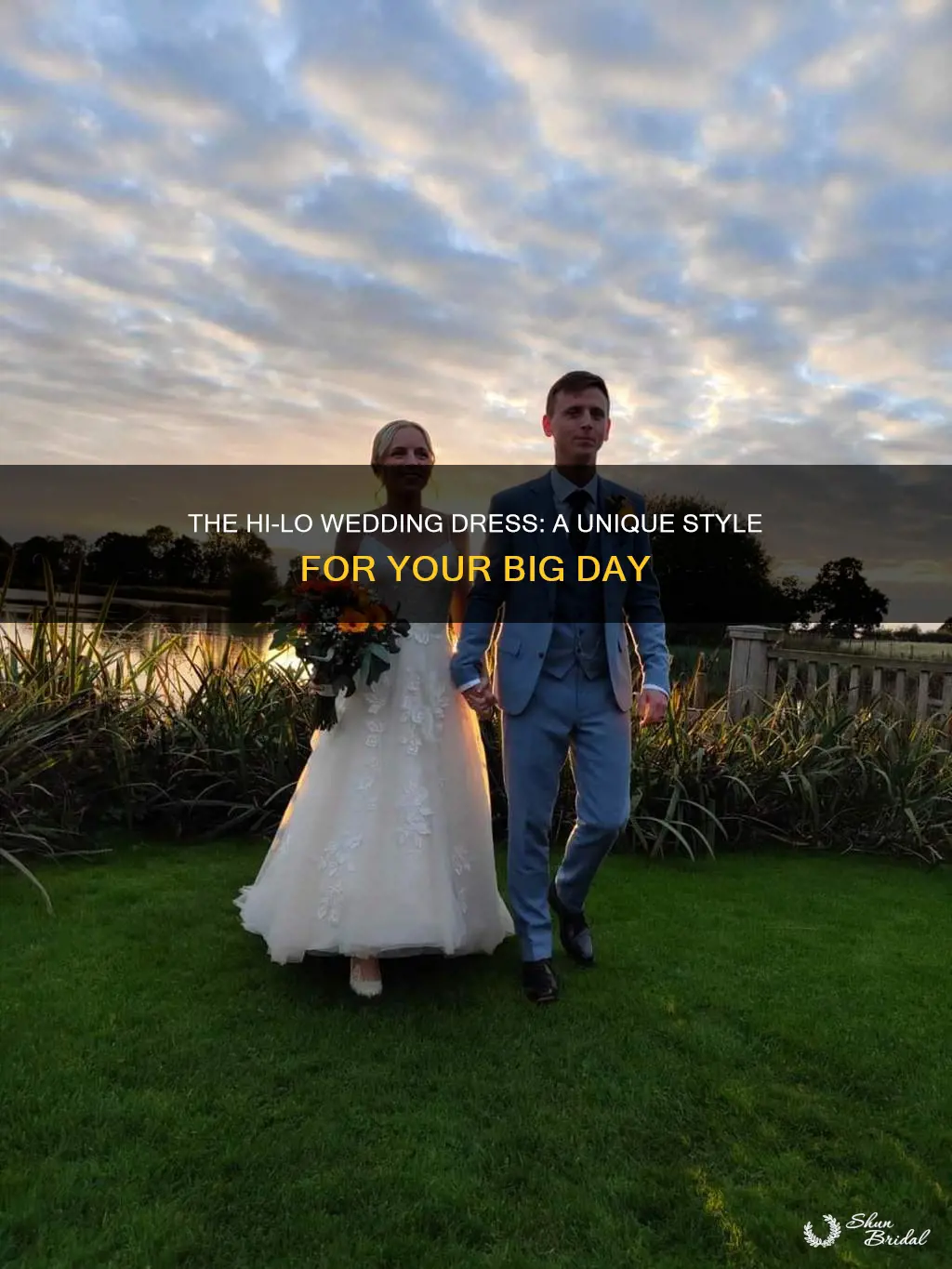 what is a hi low wedding dress