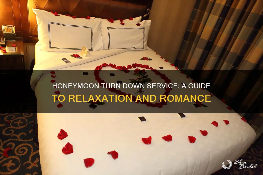 what is a honeymoon turn down service