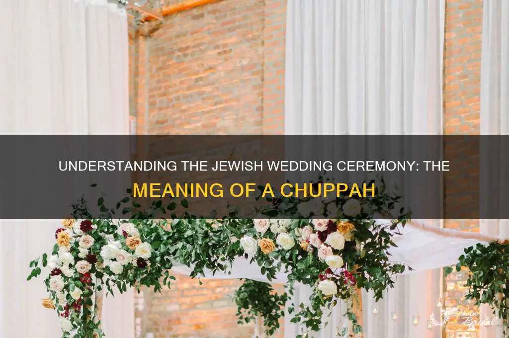 what is a jewish wedding ceremony called