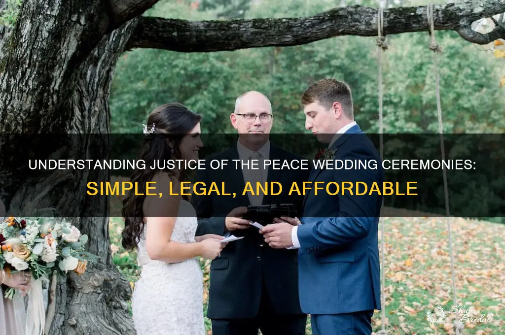what is a justice of the peace wedding ceremony