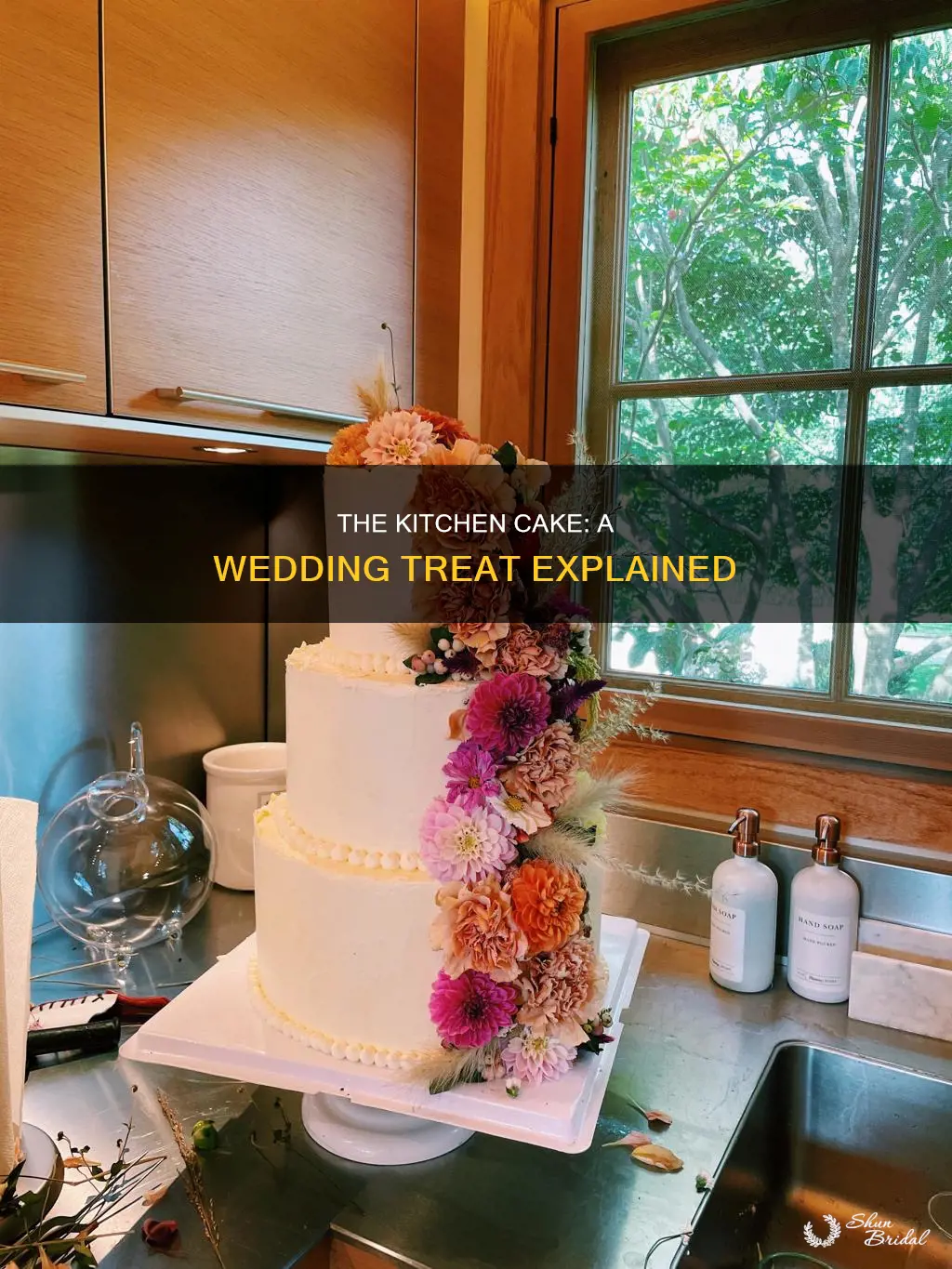 what is a kitchen cake at a wedding