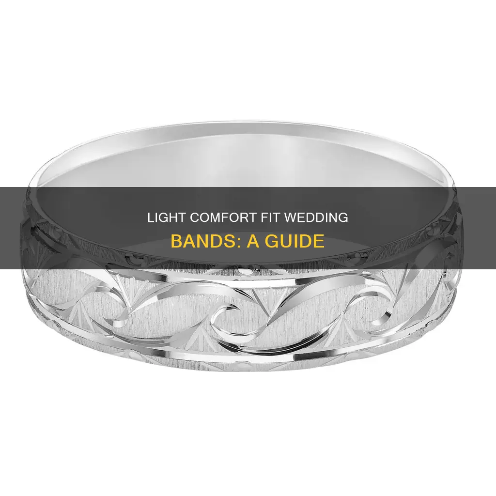 what is a light comfort fit wedding band