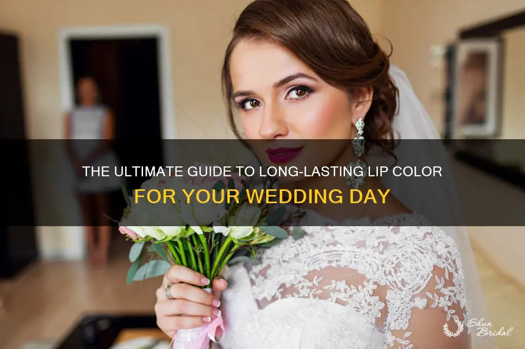 what is a long lasting lip color for wedding