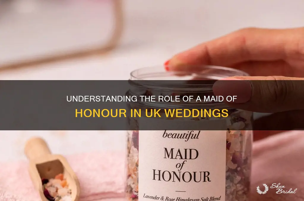 what is a maid of honour uk