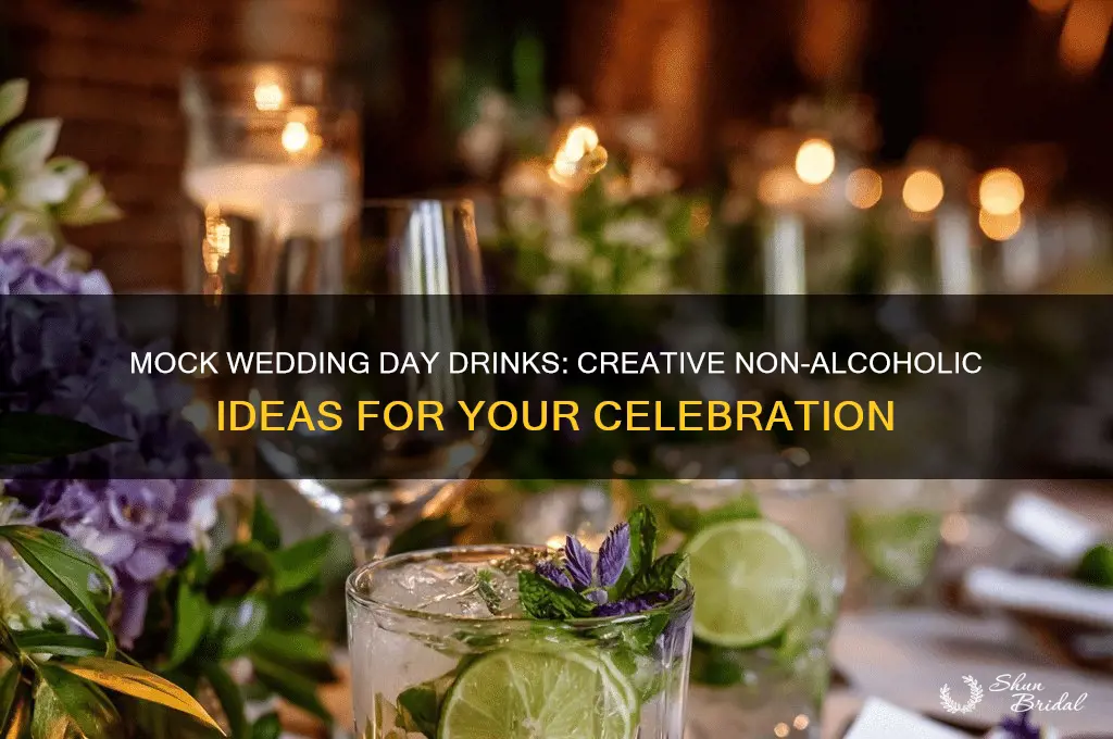 what is a mock wedding day drink