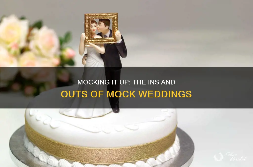 what is a mock wedding mean