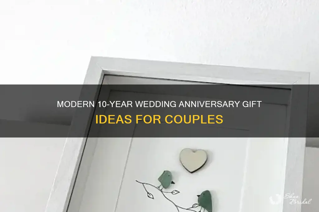 what is a modern 10 year wedding anniversary gift