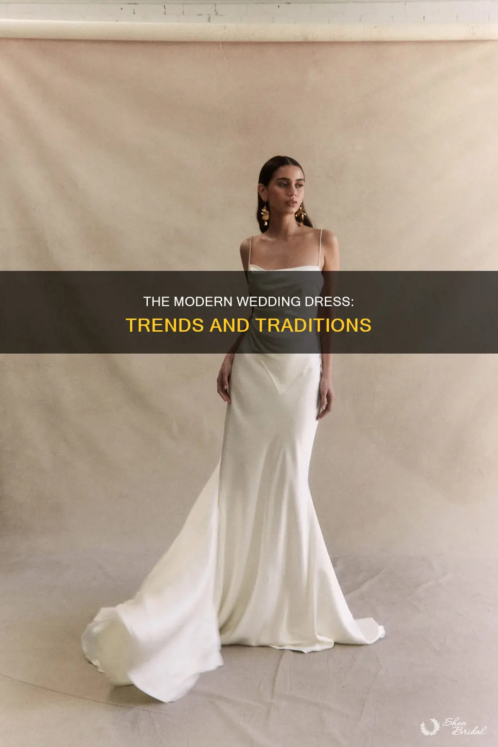 what is a modern wedding dress