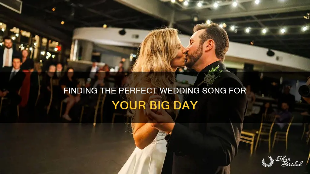 what is a nice wedding song