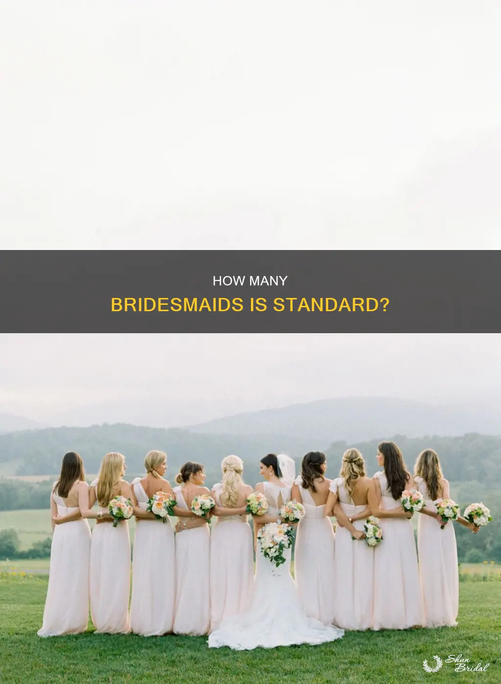 what is a normal number of bridesmaids