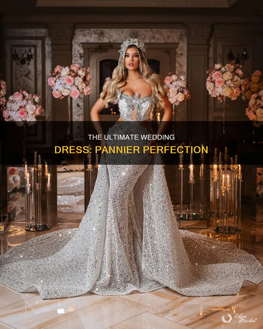 what is a pannier for wedding dress