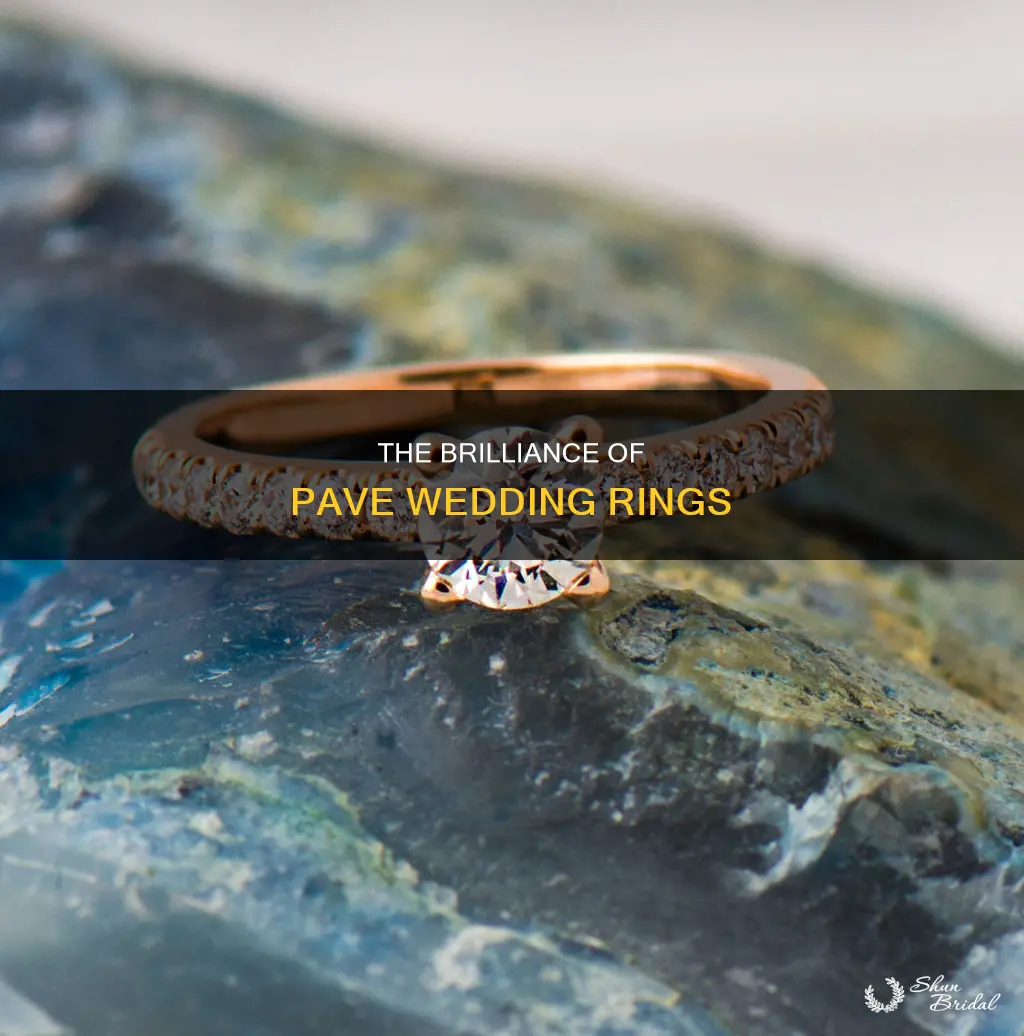 what is a pave wedding ring