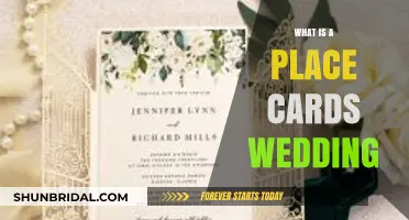 Elegant Place Cards: Enhancing Wedding Reception Seating Arrangements