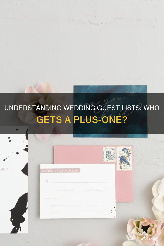 what is a plus one at a wedding