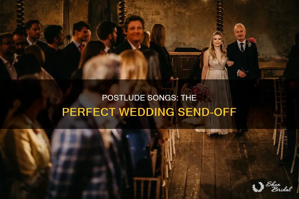 what is a postlude song at a wedding