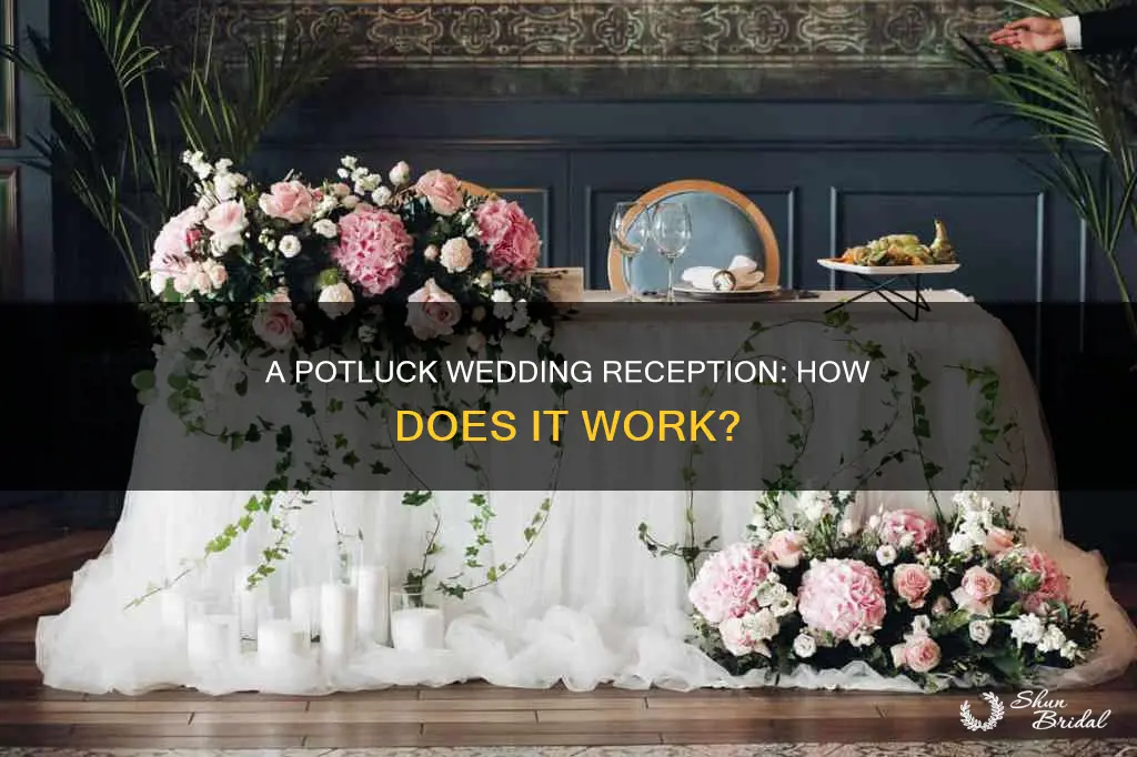 what is a potluck wedding reception