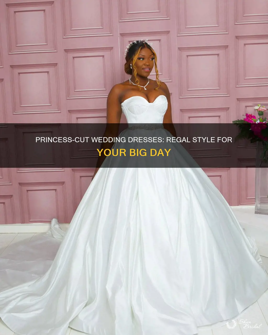 what is a princess cut wedding dress