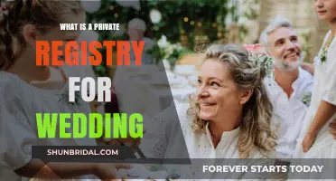 The Benefits of Private Wedding Registries